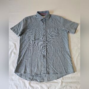 Casual Striped Button-Down Shirt for Men